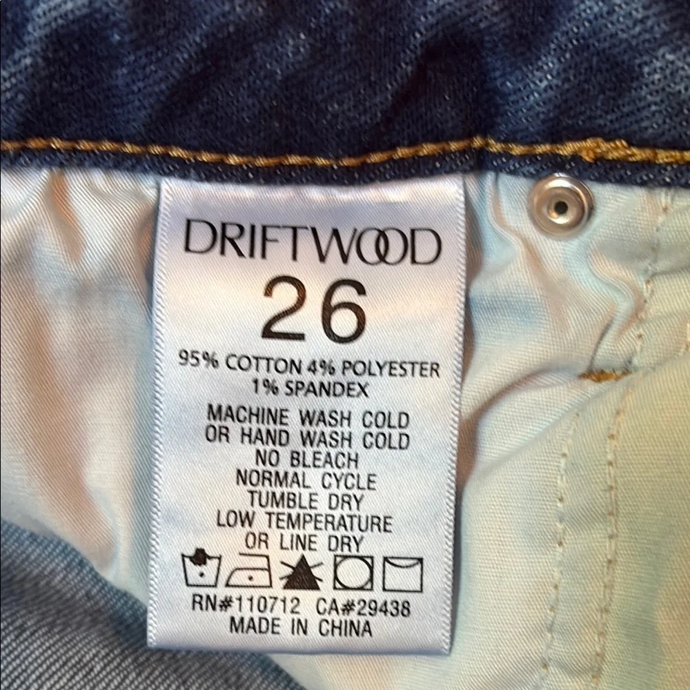 Floral Embroidered Blue Jeans - Picture 5 of 5